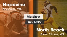 Matchup: Napavine  vs. North Beach  2016
