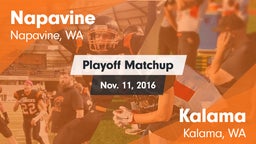 Matchup: Napavine  vs. Kalama  2016