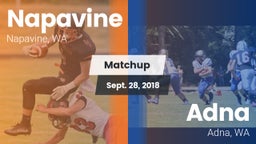 Matchup: Napavine  vs. Adna  2018
