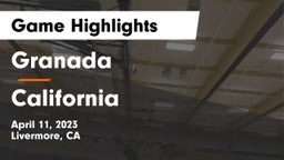 Granada  vs California  Game Highlights - April 11, 2023