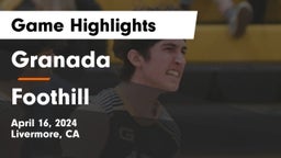 Granada  vs Foothill  Game Highlights - April 16, 2024