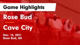 Rose Bud  vs Cave City  Game Highlights - Dec. 14, 2021