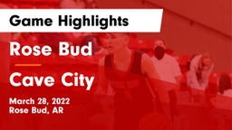 Rose Bud  vs Cave City  Game Highlights - March 28, 2022
