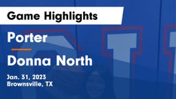 Porter  vs Donna North  Game Highlights - Jan. 31, 2023