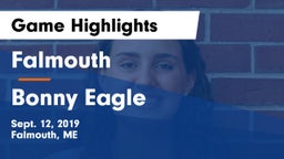 Falmouth  vs Bonny Eagle  Game Highlights - Sept. 12, 2019