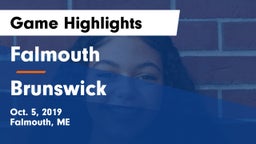 Falmouth  vs Brunswick  Game Highlights - Oct. 5, 2019