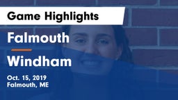 Falmouth  vs Windham  Game Highlights - Oct. 15, 2019
