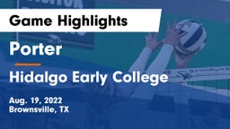 Porter  vs Hidalgo Early College  Game Highlights - Aug. 19, 2022
