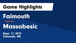 Falmouth  vs Massabesic  Game Highlights - Sept. 11, 2019