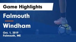 Falmouth  vs Windham  Game Highlights - Oct. 1, 2019