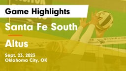 Santa Fe South  vs Altus  Game Highlights - Sept. 23, 2023