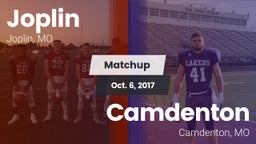 Matchup: Joplin  vs. Camdenton  2017