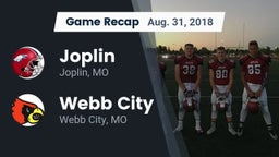 Recap: Joplin  vs. Webb City  2018