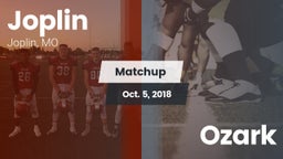 Matchup: Joplin  vs. Ozark  2018