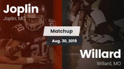 Matchup: Joplin  vs. Willard  2019
