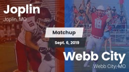 Matchup: Joplin  vs. Webb City  2019