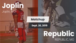 Matchup: Joplin  vs. Republic 2019