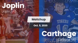 Matchup: Joplin  vs. Carthage  2020