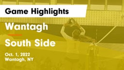 Wantagh  vs South Side  Game Highlights - Oct. 1, 2022