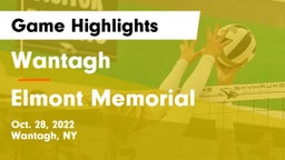 Wantagh  vs Elmont Memorial  Game Highlights - Oct. 28, 2022