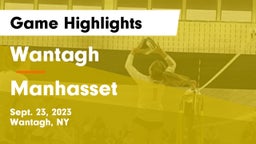 Wantagh  vs Manhasset  Game Highlights - Sept. 23, 2023