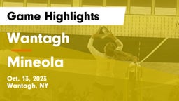 Wantagh  vs Mineola Game Highlights - Oct. 13, 2023
