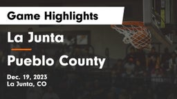 La Junta  vs Pueblo County  Game Highlights - Dec. 19, 2023