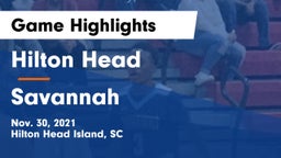 Hilton Head  vs Savannah  Game Highlights - Nov. 30, 2021