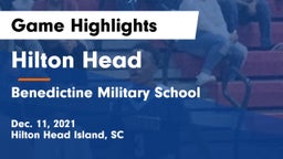 Hilton Head  vs Benedictine Military School Game Highlights - Dec. 11, 2021