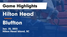 Hilton Head  vs Bluffton  Game Highlights - Jan. 25, 2022