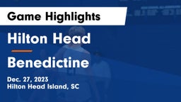 Hilton Head  vs Benedictine  Game Highlights - Dec. 27, 2023
