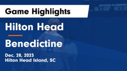 Hilton Head  vs Benedictine  Game Highlights - Dec. 28, 2023