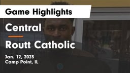 Central  vs Routt Catholic Game Highlights - Jan. 12, 2023
