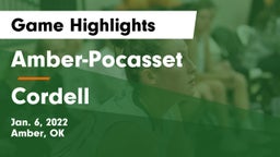 Amber-Pocasset  vs Cordell  Game Highlights - Jan. 6, 2022