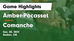 Amber-Pocasset  vs Comanche  Game Highlights - Jan. 30, 2022