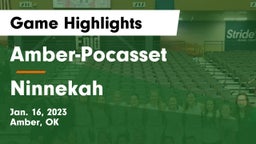 Amber-Pocasset  vs Ninnekah  Game Highlights - Jan. 16, 2023