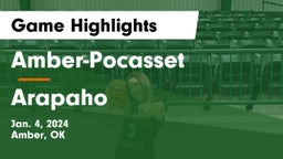 Amber-Pocasset  vs Arapaho  Game Highlights - Jan. 4, 2024