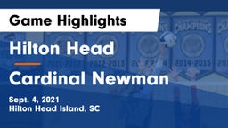 Hilton Head  vs Cardinal Newman  Game Highlights - Sept. 4, 2021
