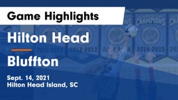 Hilton Head  vs Bluffton  Game Highlights - Sept. 14, 2021