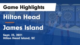 Hilton Head  vs James Island  Game Highlights - Sept. 23, 2021