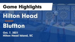 Hilton Head  vs Bluffton  Game Highlights - Oct. 7, 2021