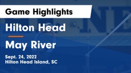 Hilton Head  vs May River Game Highlights - Sept. 24, 2022