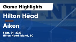 Hilton Head  vs Aiken Game Highlights - Sept. 24, 2022