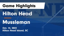 Hilton Head  vs Mussleman Game Highlights - Oct. 14, 2022