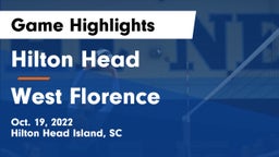 Hilton Head  vs West Florence Game Highlights - Oct. 19, 2022