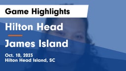 Hilton Head  vs James Island Game Highlights - Oct. 10, 2023