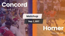 Matchup: Concord  vs. Homer  2017