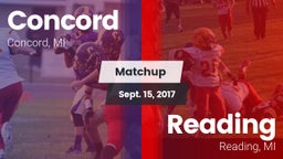 Matchup: Concord  vs. Reading  2017