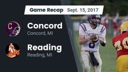 Recap: Concord  vs. Reading  2017