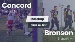 Matchup: Concord  vs. Bronson  2017